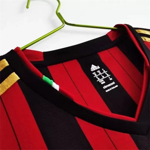 AC Milan Home 2013-14 Half Sleeve Retro Jersey