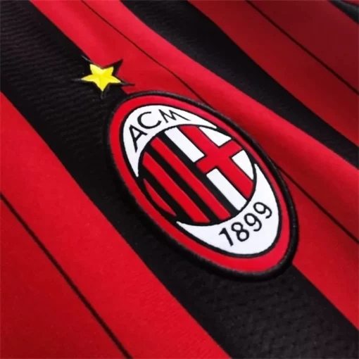 AC Milan Home 2013-14 Half Sleeve Retro Jersey