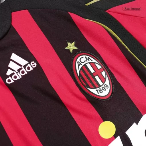 Ac Milan Home 2006-07 Half sleeves Retro Jersey