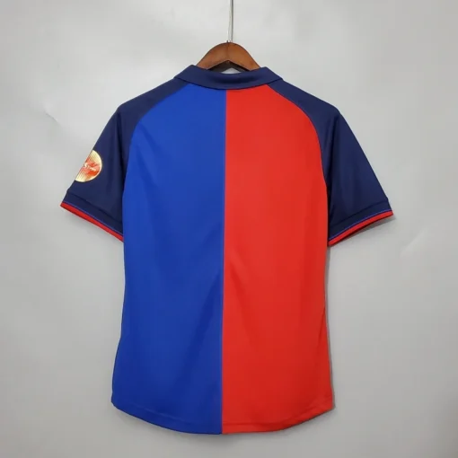 Barcelona 100th Anniversary Home Half Sleeve Retro Jersey