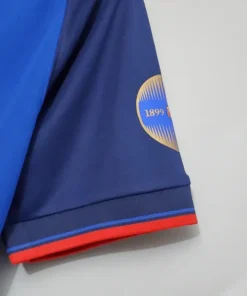 Barcelona 100th Anniversary Home Half Sleeve Retro Jersey