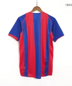 Barcelona Home 2004-05 Half sleeves Retro Jersey