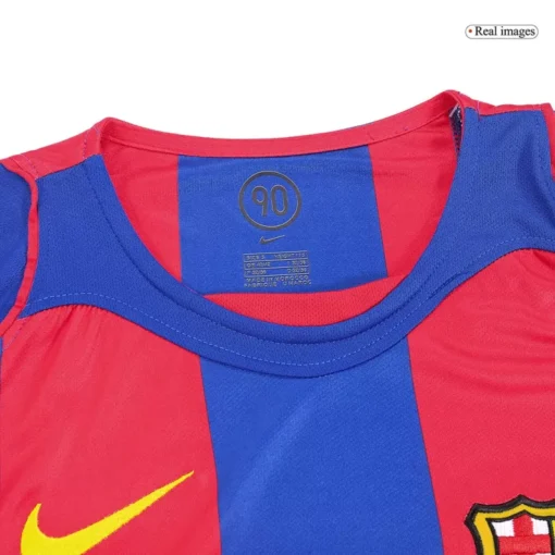 Barcelona Home 2004-05 Half sleeves Retro Jersey