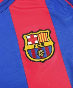 Barcelona Home 2004-05 Half sleeves Retro Jersey