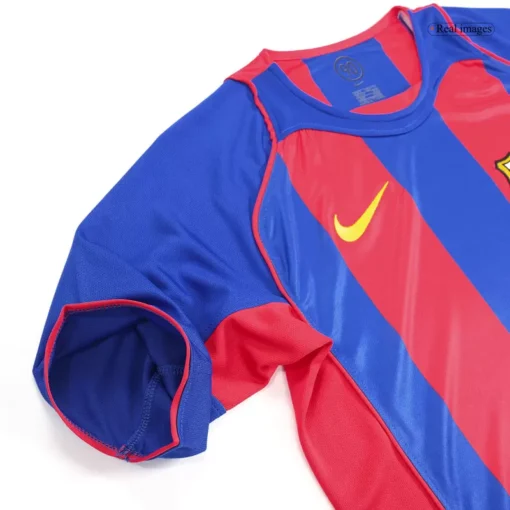 Barcelona Home 2004-05 Half sleeves Retro Jersey