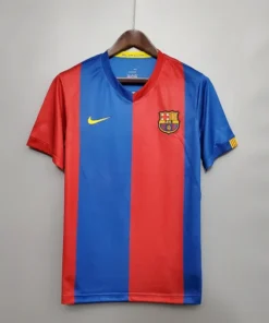 Barcelona Home 2006-07 Half Sleeve Retro Jersey