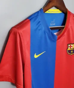 Barcelona Home 2006-07 Half Sleeve Retro Jersey