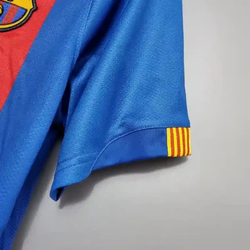 Barcelona Home 2006-07 Half Sleeve Retro Jersey