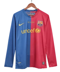 Barcelona Home 2008-09 Full Sleeve Retro Jersey