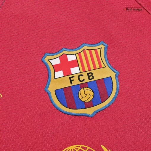 Barcelona Home 2008-09 Full Sleeve Retro Jersey