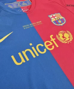 Barcelona Home 2008-09 Full Sleeve Retro Jersey