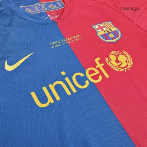 Barcelona Home 2008-09 Full Sleeve Retro Jersey