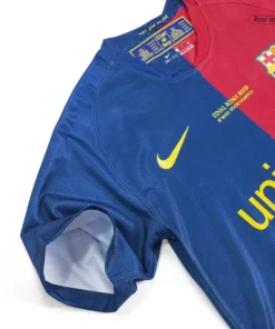 Barcelona Home 2008-09 Half sleeves Retro Jersey