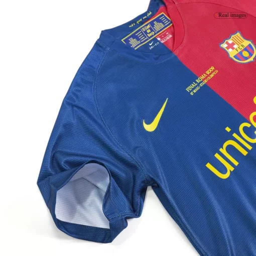 Barcelona Home 2008-09 Half sleeves Retro Jersey