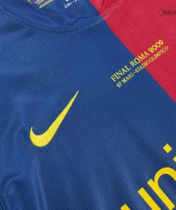 Barcelona Home 2008-09 Half sleeves Retro Jersey