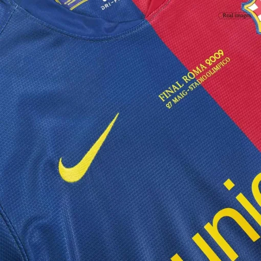 Barcelona Home 2008-09 Half sleeves Retro Jersey