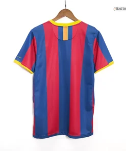 Barcelona Home 2010-11 Half sleeves Retro Jersey