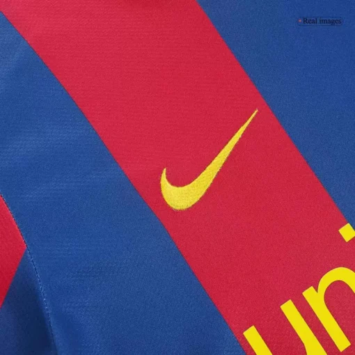 Barcelona Home 2010-11 Half sleeves Retro Jersey