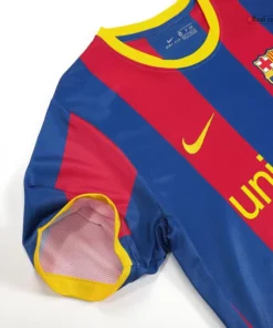 Barcelona Home 2010-11 Half sleeves Retro Jersey