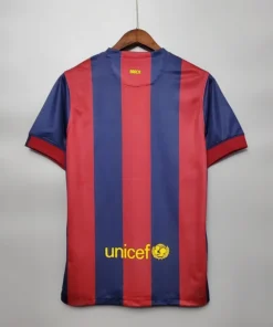 Barcelona Home 2014-15 Half Sleeve Retro Jersey