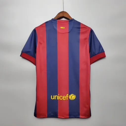 Barcelona Home 2014-15 Half Sleeve Retro Jersey