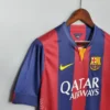 Barcelona Home 2014-15 Half Sleeve Retro Jersey