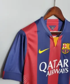 Barcelona Home 2014-15 Half Sleeve Retro Jersey