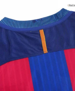 Barcelona Home 2016-17 Half Sleeve Retro Jersey