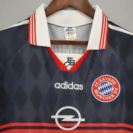 Bayern Munich Home 1997-98 Half Sleeve Retro Jersey