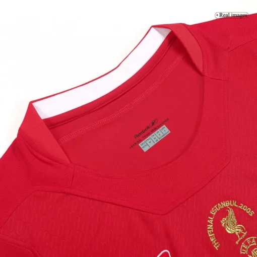 Liverpool 2005 Half Sleeve Retro Jersey - UCL Final