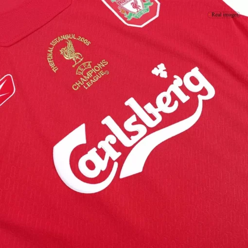 Liverpool 2005 Half Sleeve Retro Jersey - UCL Final