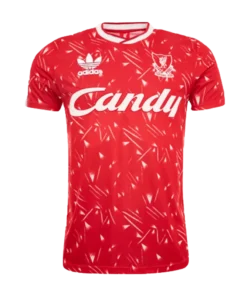 Liverpool Home 1989-91 Half Sleeve Retro Jersey