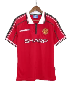 Manchester United Home 1998-00 Half Sleeve Retro Jersey