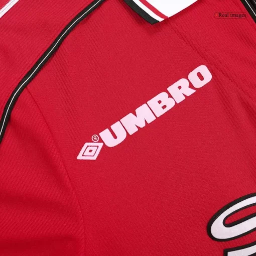 Manchester United Home 1998-00 Half Sleeve Retro Jersey