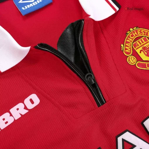 Manchester United Home 1998-00 Half Sleeve Retro Jersey