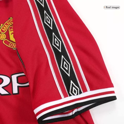 Manchester United Home 1998-00 Half Sleeve Retro Jersey