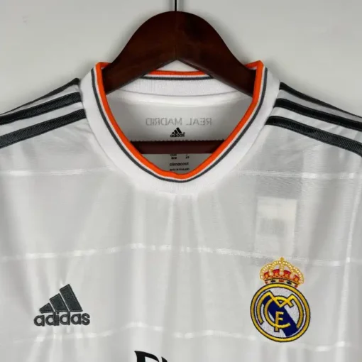 Real Madrid Home 2013-14 Full Sleeve Retro Jersey Customizable