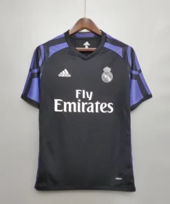 Real Madrid Second Away 2016-17 Half Sleeve Retro Jersey