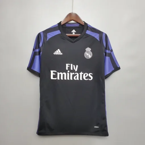 Real Madrid Second Away 2016-17 Half Sleeve Retro Jersey