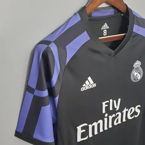 Real Madrid Second Away 2016-17 Half Sleeve Retro Jersey