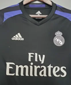 Real Madrid Second Away 2016-17 Half Sleeve Retro Jersey