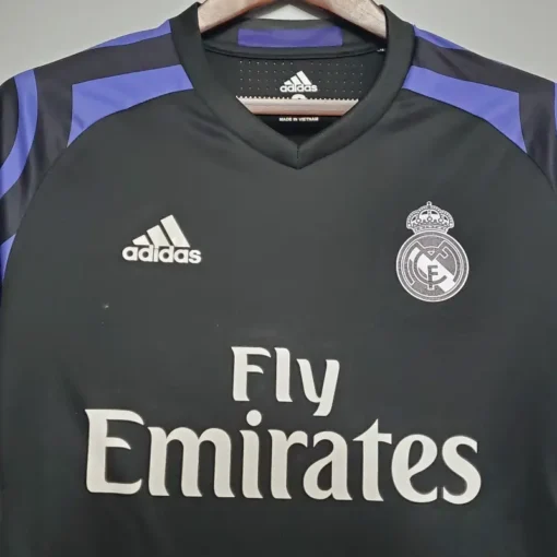 Real Madrid Second Away 2016-17 Half Sleeve Retro Jersey