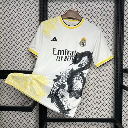 Real-Madrid-Snake-24-25-White-yellow-jersey